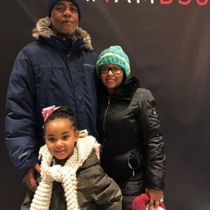 Michael Kors Black Puffer Coat with Gold Accents & Detachable Hood